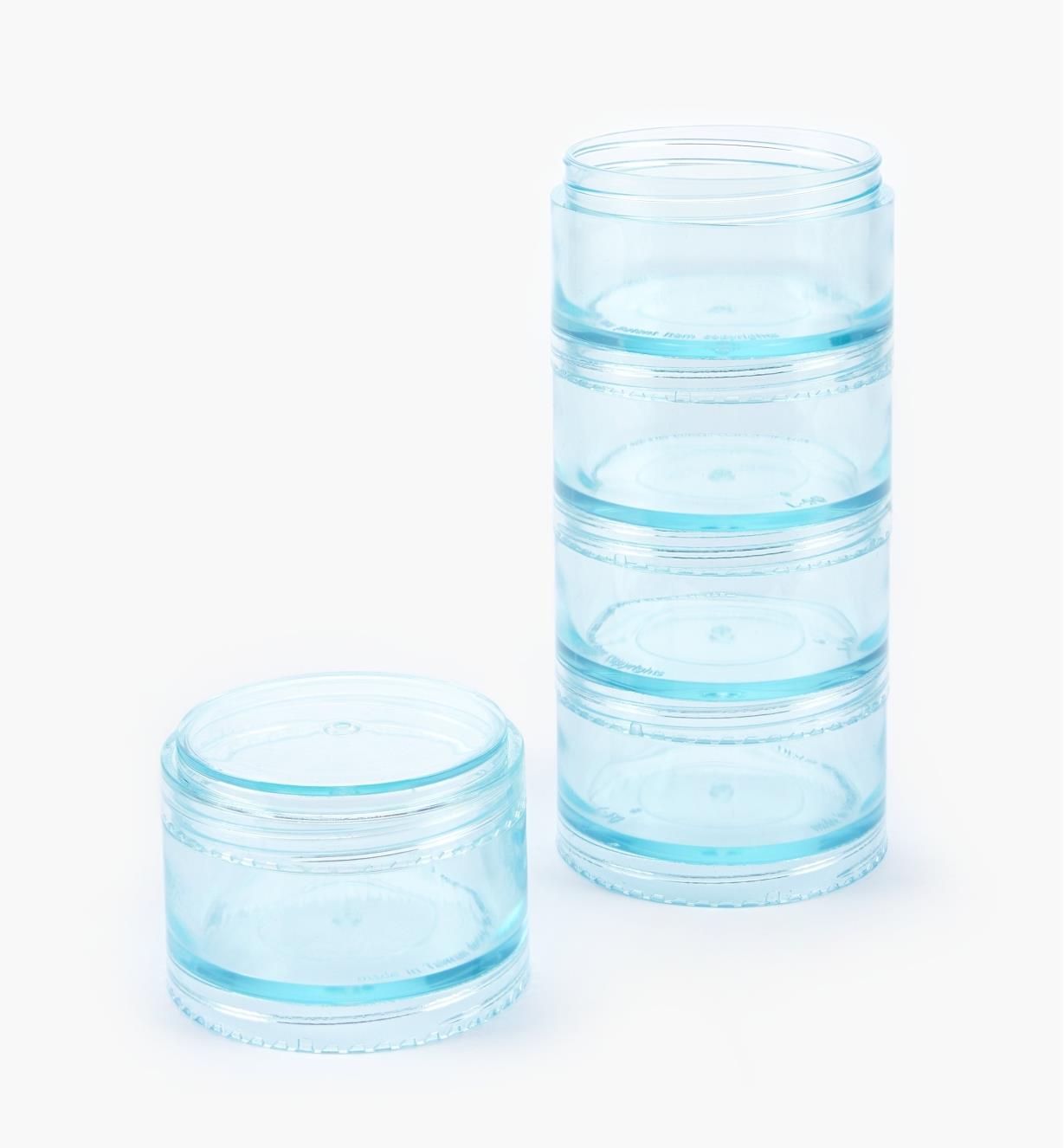 99W0250 - 50mm Jars, stack of 5