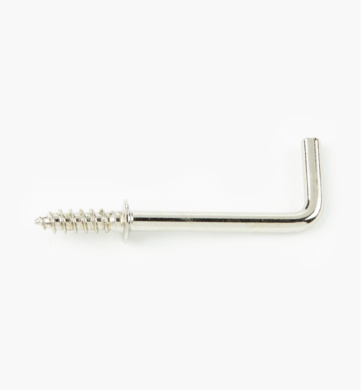 00S5613 - 1" Nickel -Plated Square Hooks (100)
