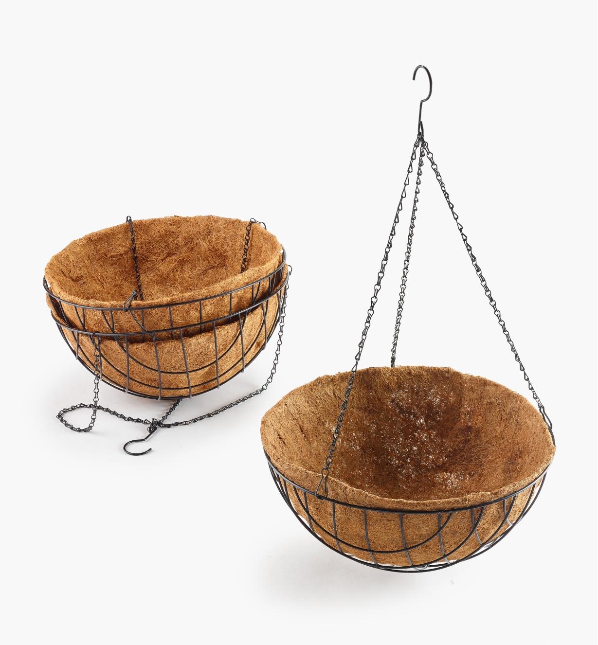 XB608 - 18" Hanging Baskets, set of 3