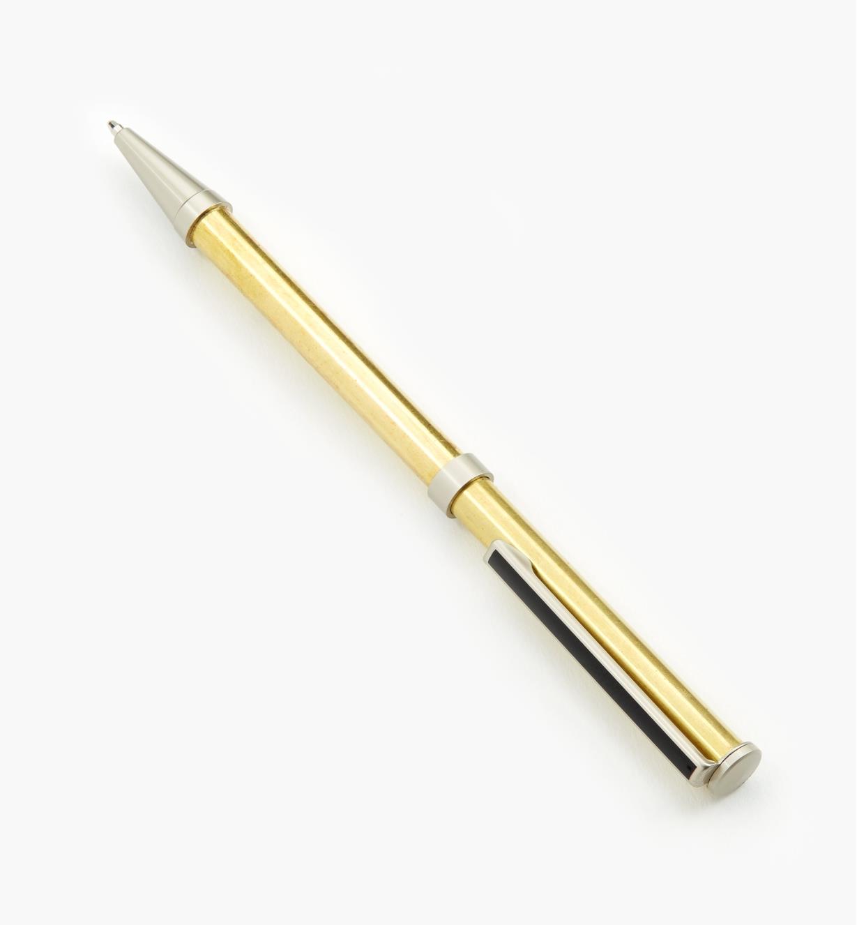 88K7715 - Slim Ballpoint Pen, Satin Nickel