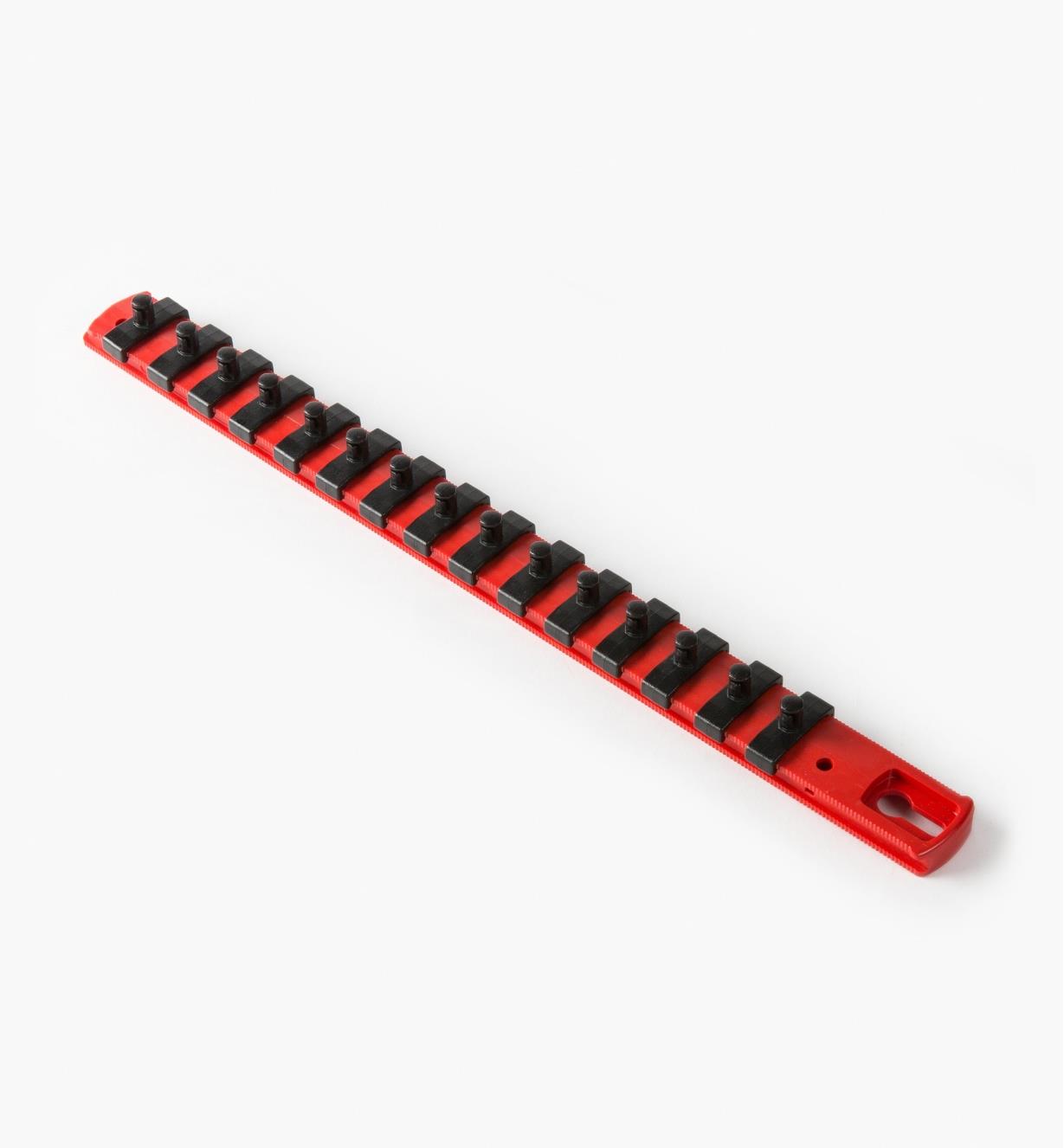 27K8046 - 1/4" Drive Socket Organizer (13" Rail, 15 pegs)