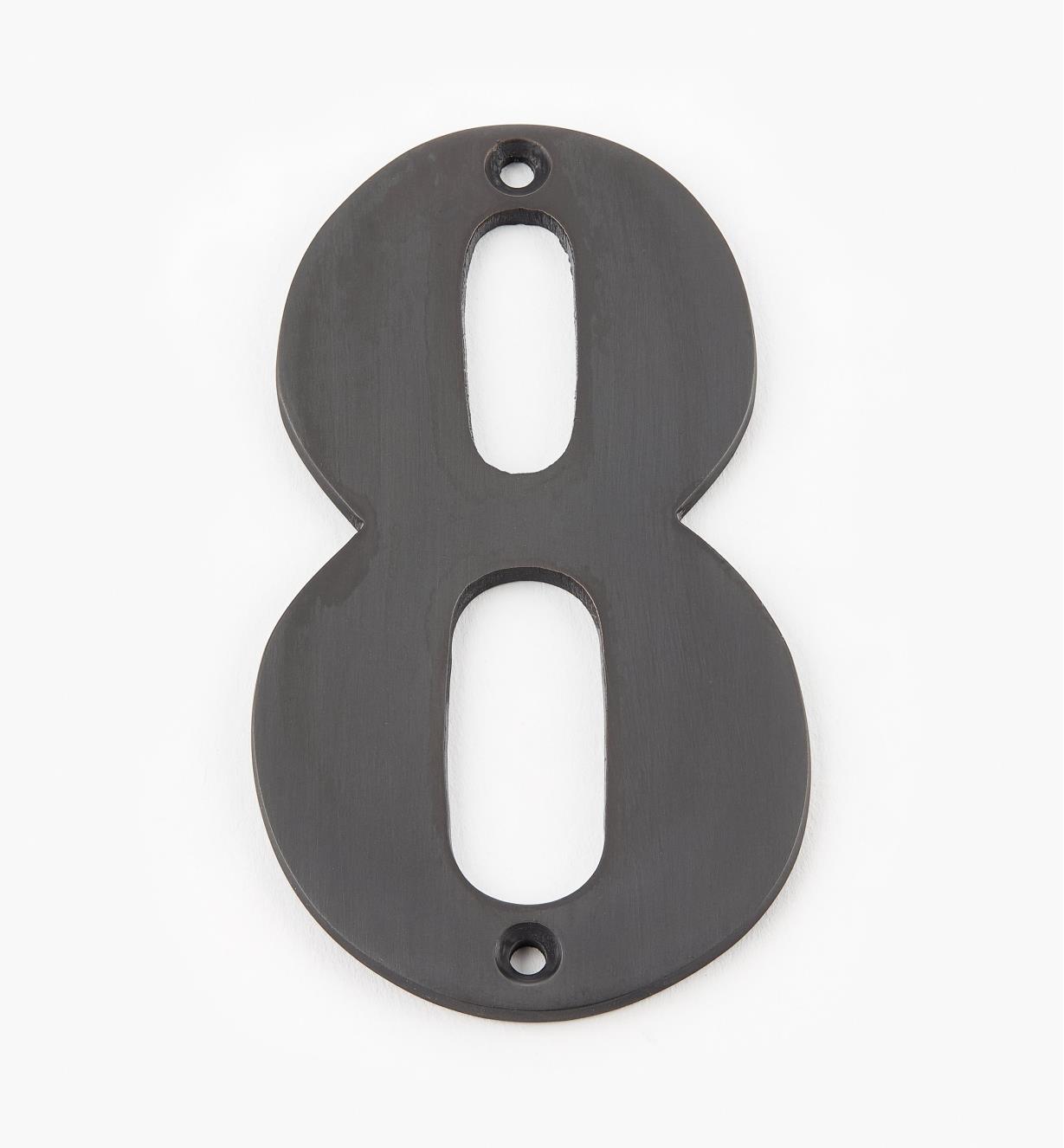 00W0578 - 4" Standard Oil-Rubbed Bronze Number - 8