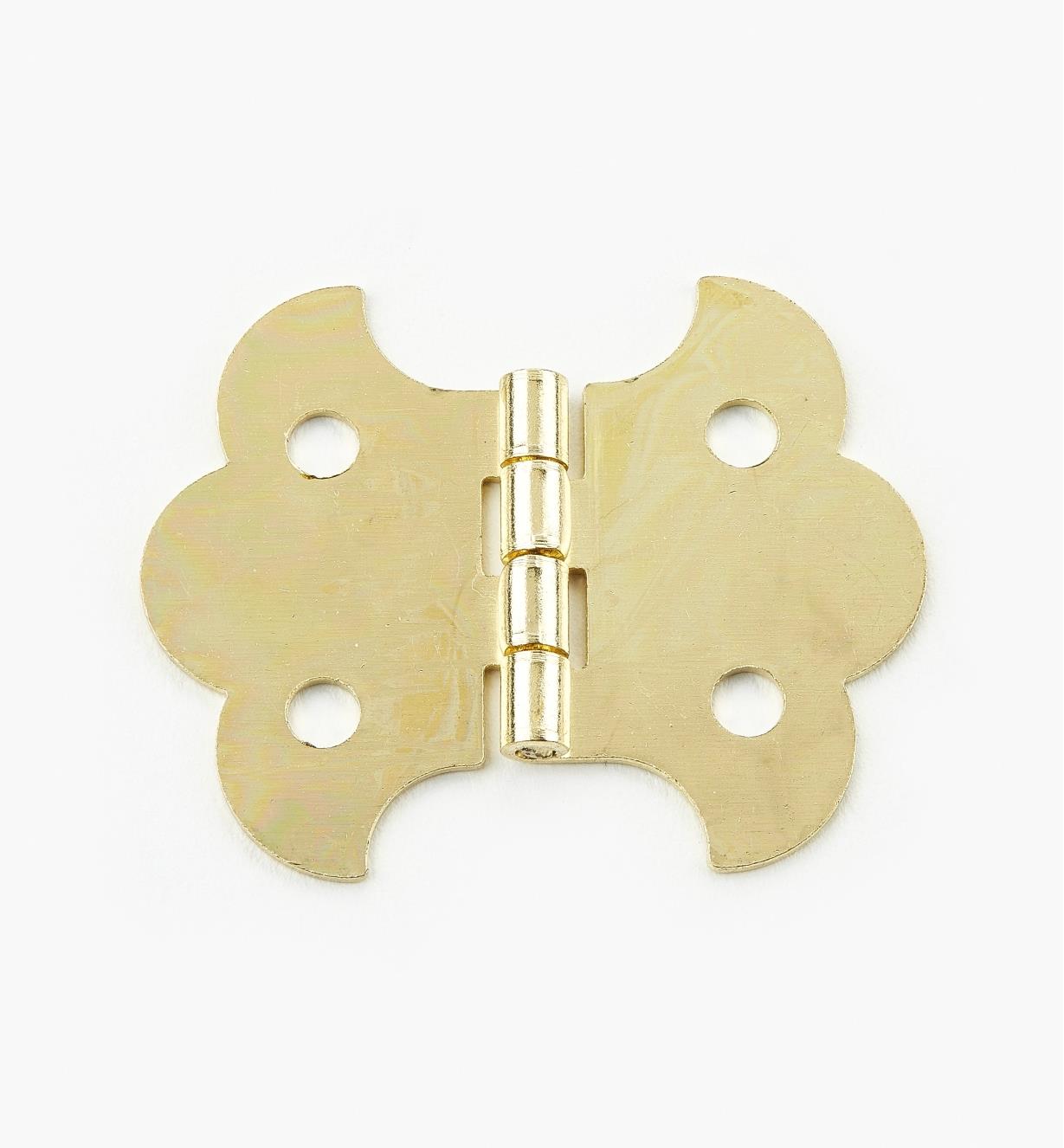 00D1220 - Brass-Plated Hinge, each