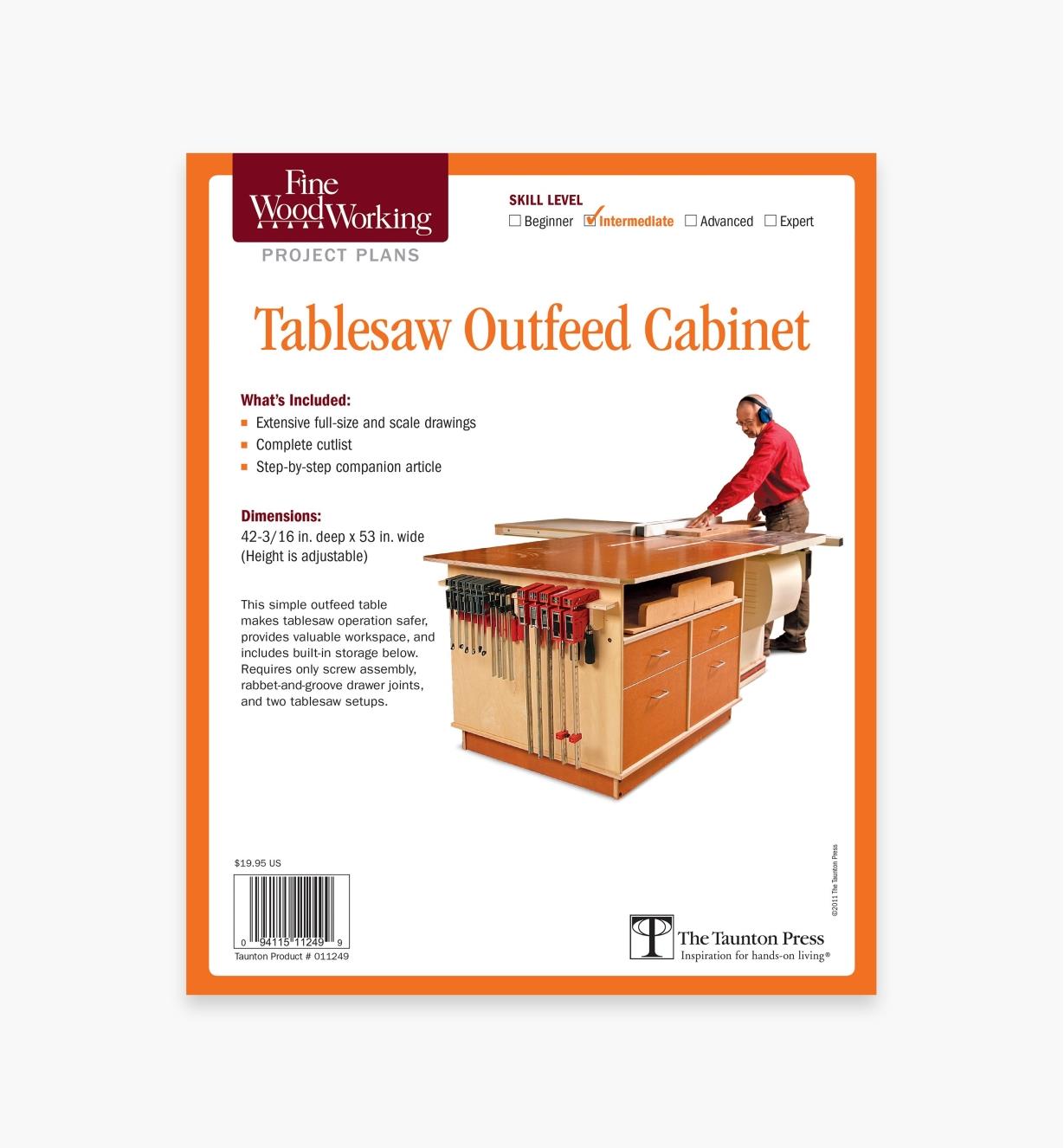 73L2504 - Tablesaw Outfeed Cabinet Plan