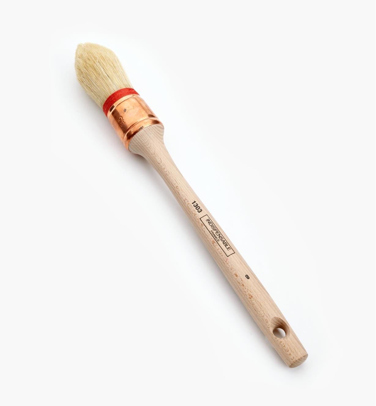 33K7032 - 1 1/4" (32mm) Round White-China-Bristle Brush