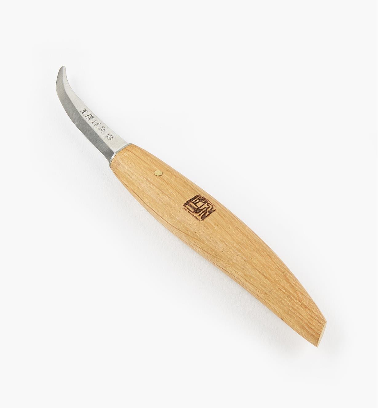 60D0401 - Couteau de sculpteur japonais à tranchant courbé