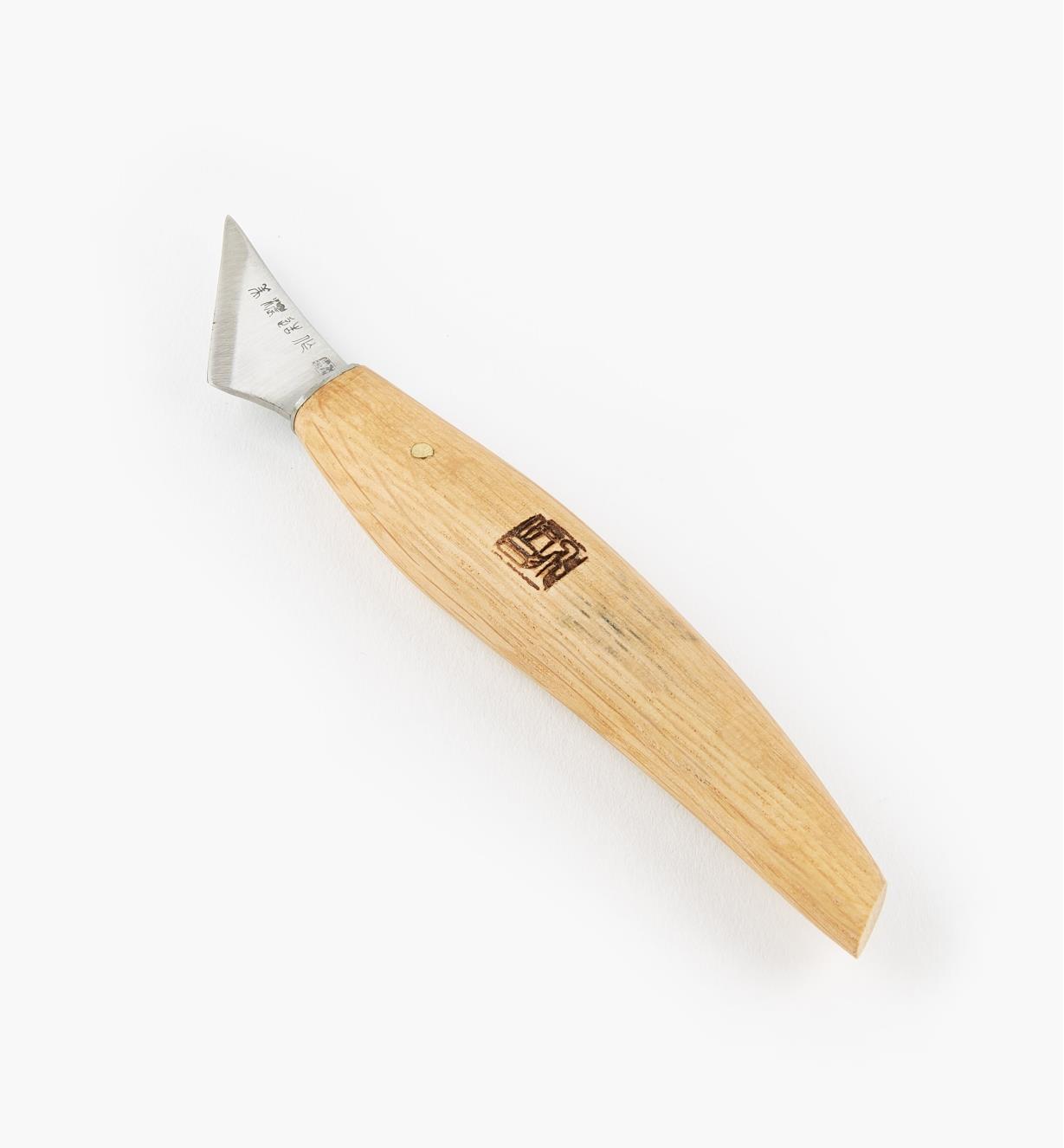 60D0404 - Couteau de sculpteur japonais à tranchant en bout