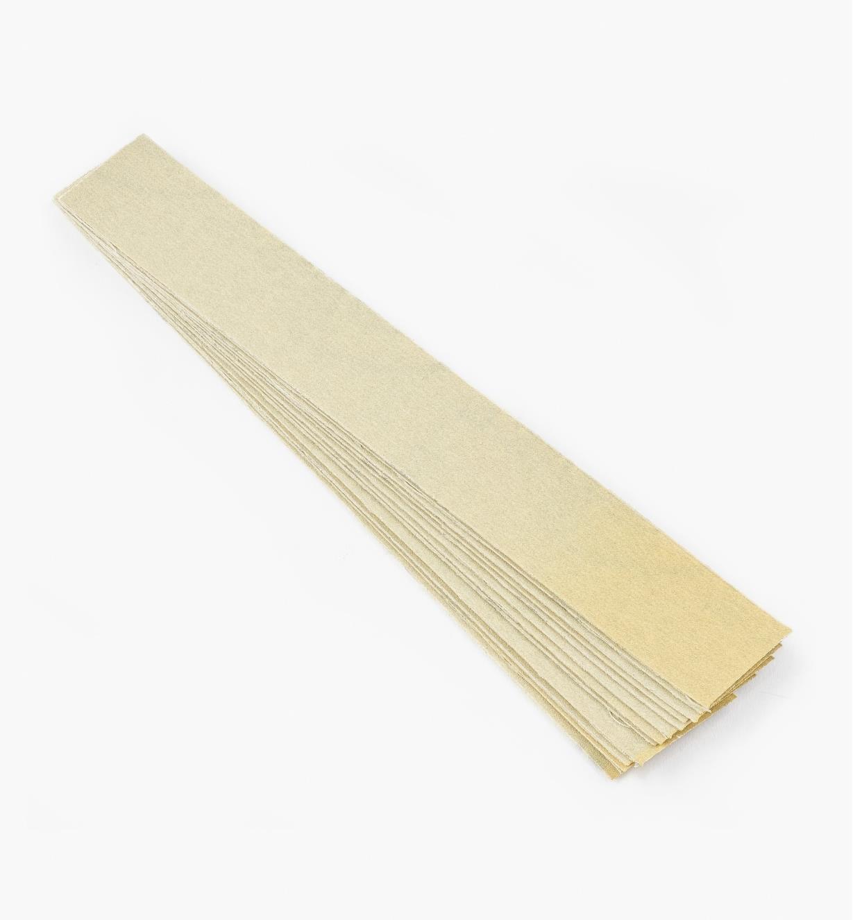 05Z1509 - Bandes de papier abrasif, grain 220, 9 po, le paquet de 12