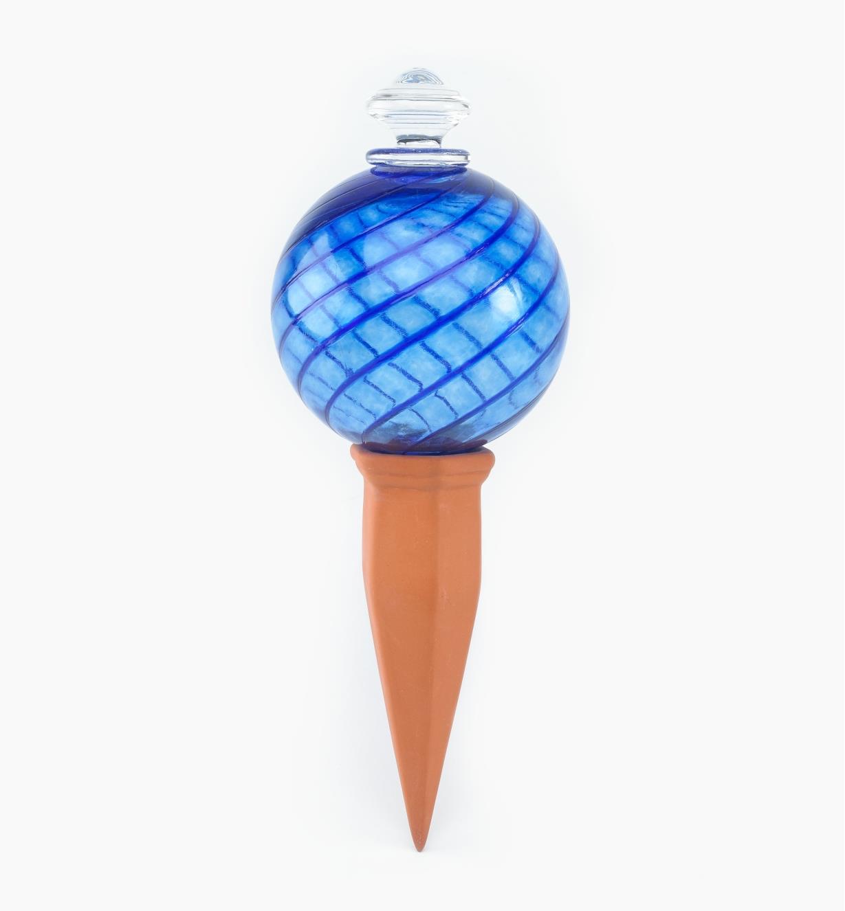 XC487B - Blue Water Globe & Spike Set