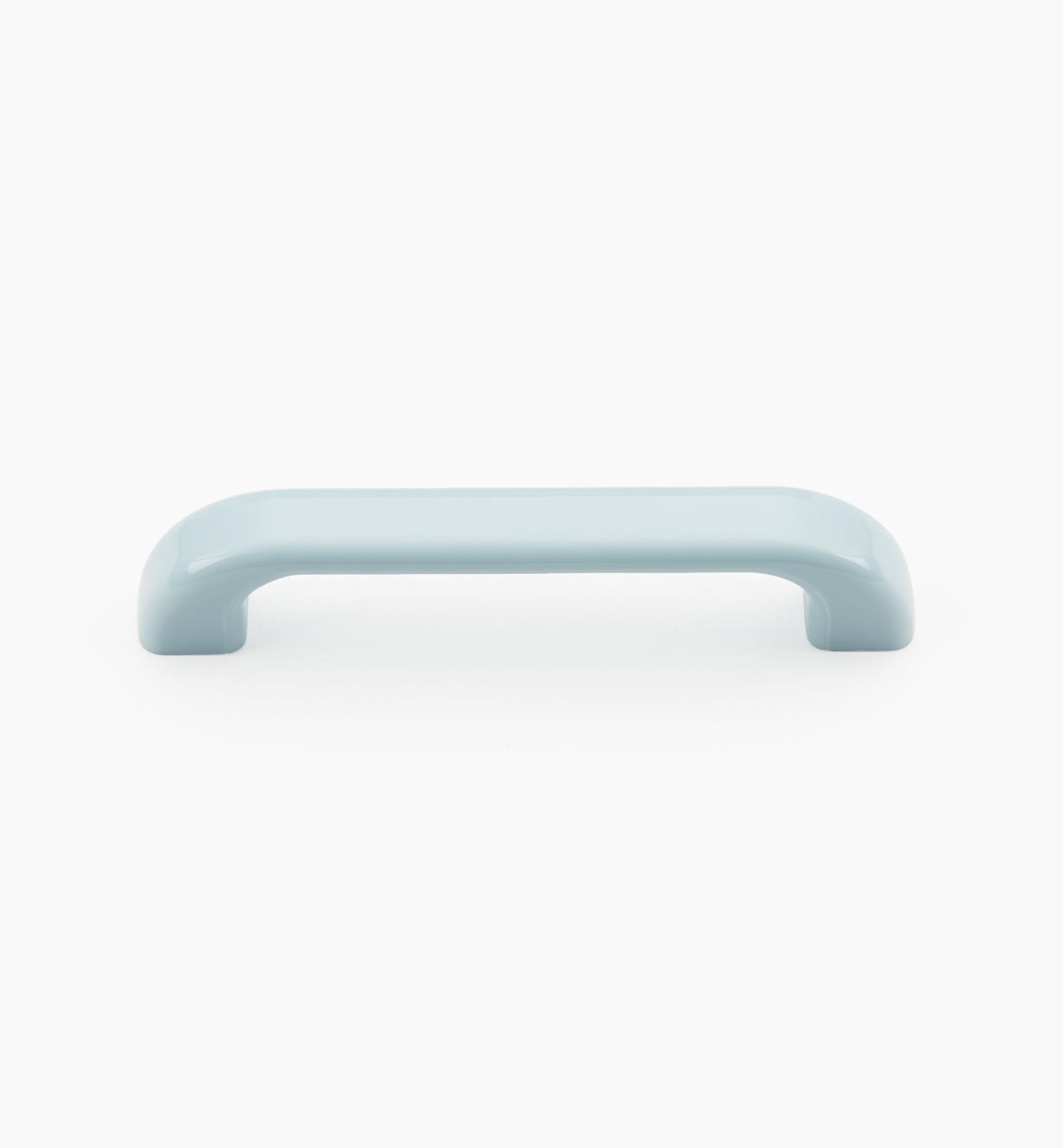 00W3612 - Poignée-fil ovale  en plastique, bleu clair, 4 5/8 po
