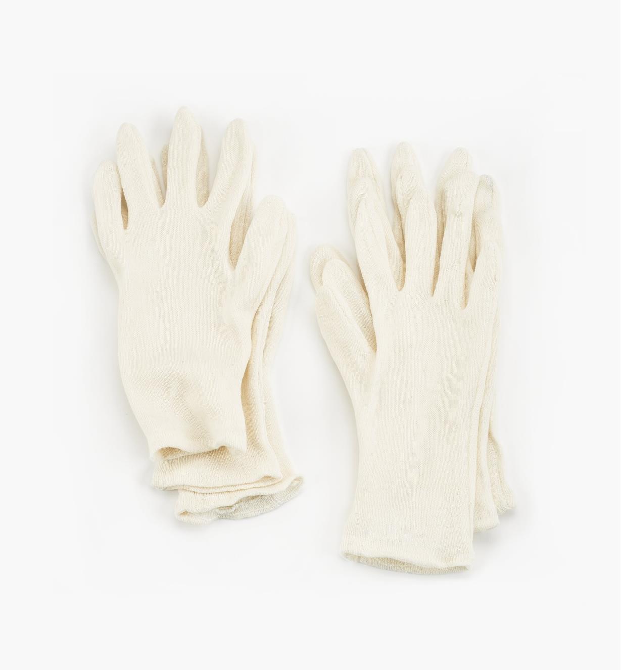 67K9102 - Sous-gants en coton pour homme, 3 paires