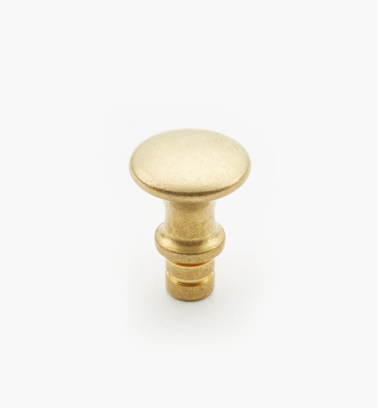 05H2203 - 7/16" x 7/16" Lee Valley Small Turned Brass Knob (5/8")