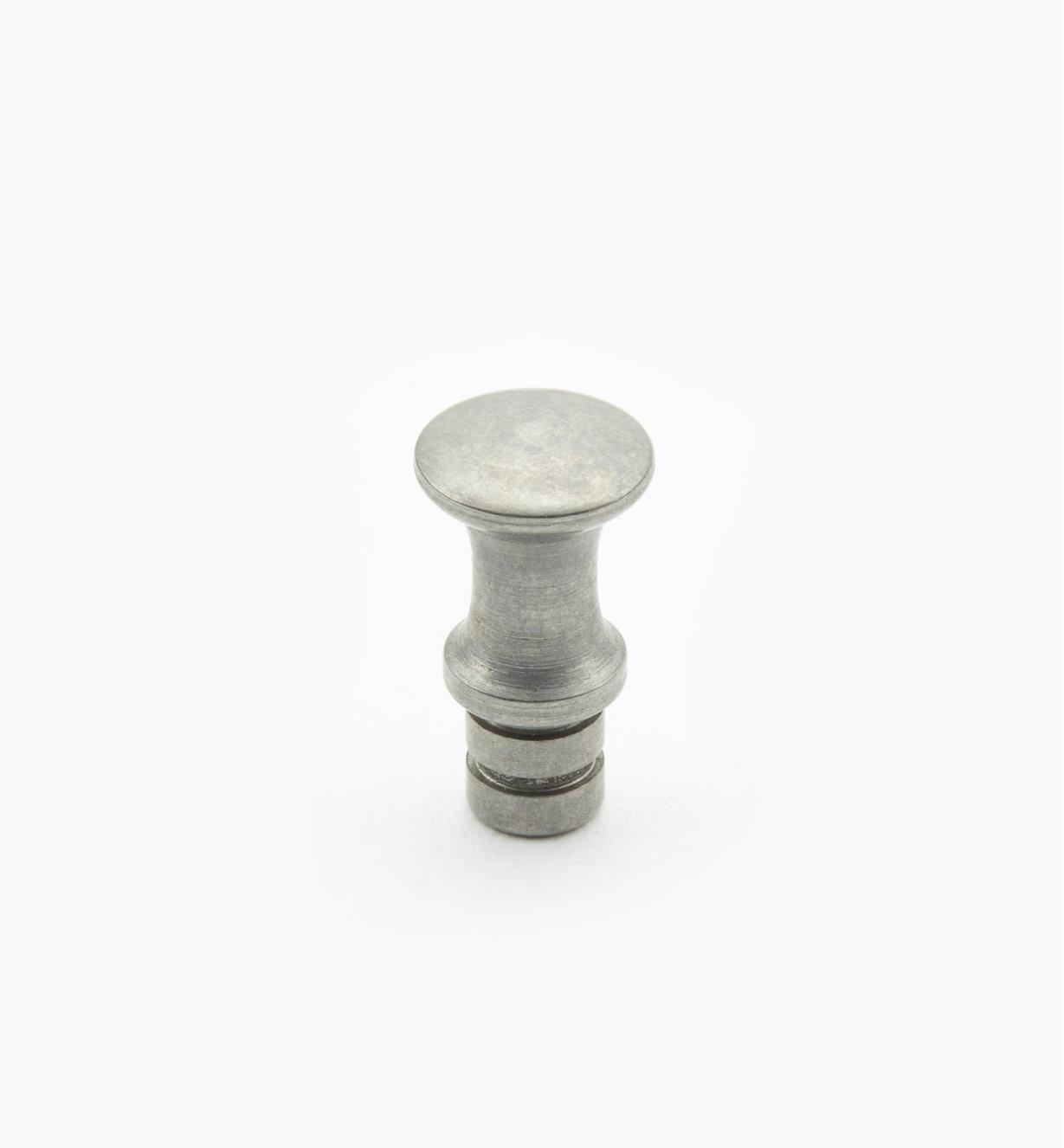 05H2221 - 5/16" x 3/8" Lee Valley Small Turned Stainless Steel Knob (9/16")