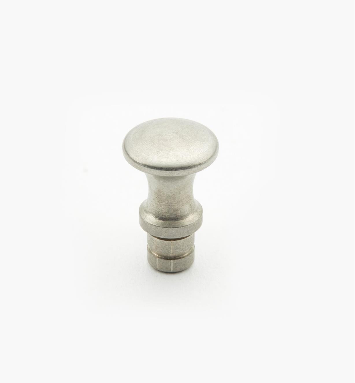 05H2222 - 3/8" x 3/8" Lee Valley Small Turned Stainless Steel Knob (9/16")