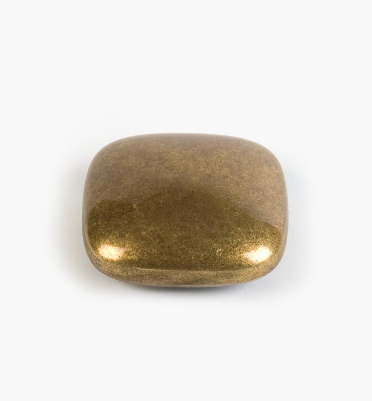 01G1611 - 32mm Sq. Antique Brass Stone Pull