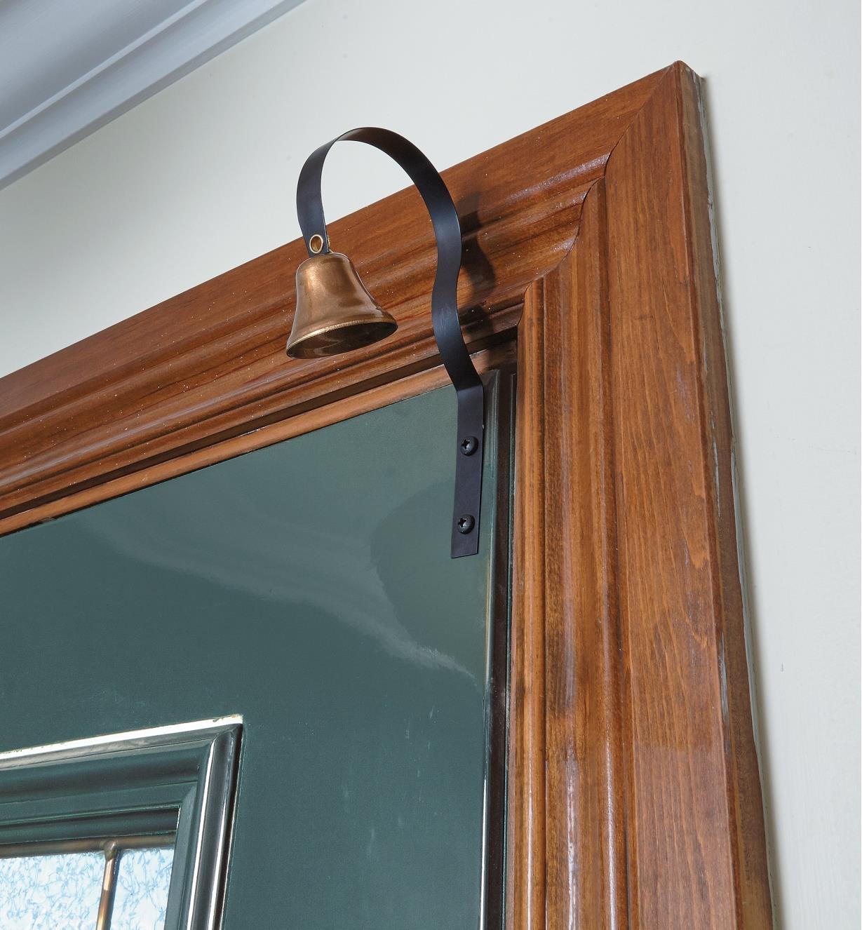 Brass Shopkeeper's Bell mounted above a door
