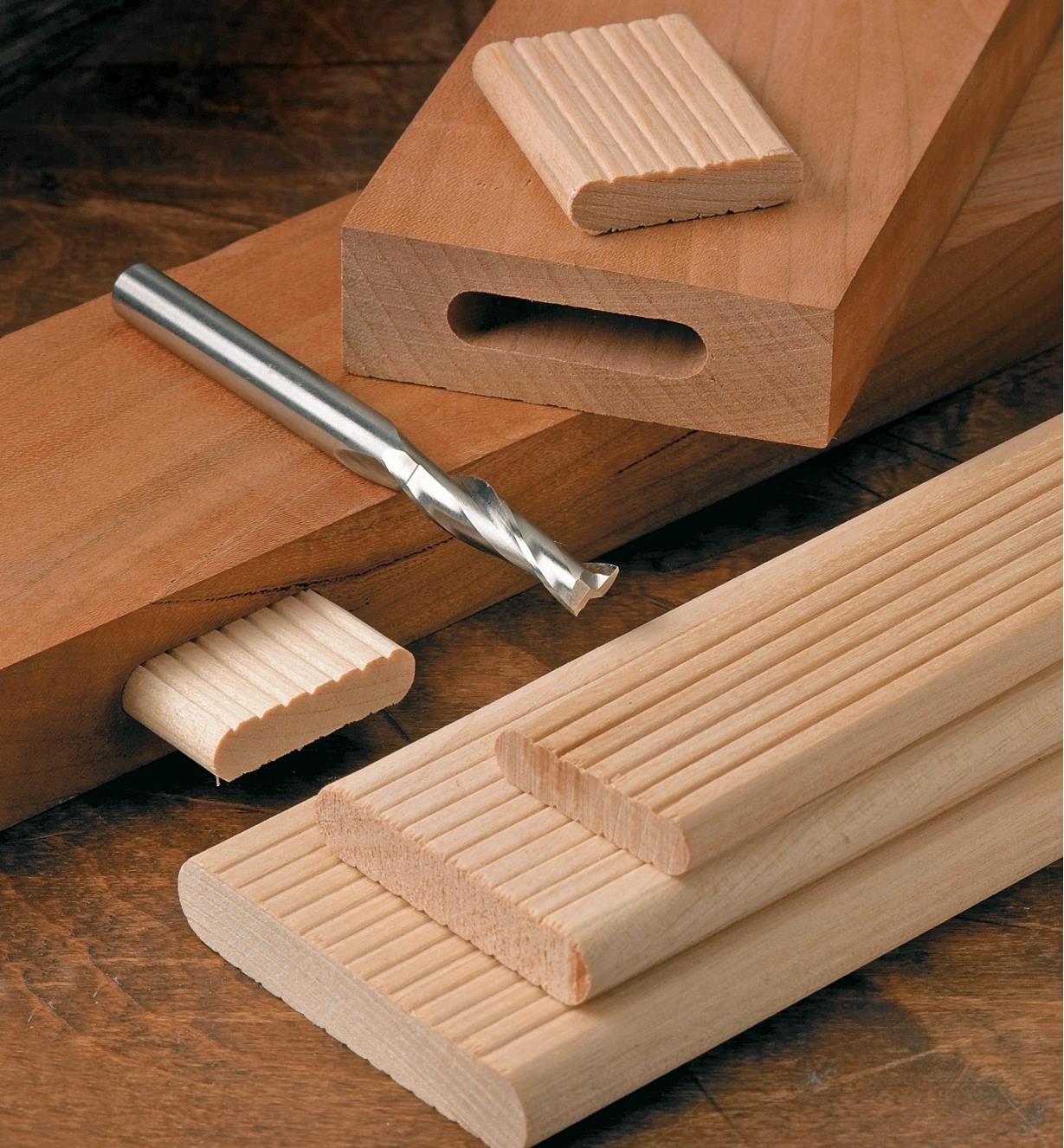 Floating tenons cut to size with matching mortises