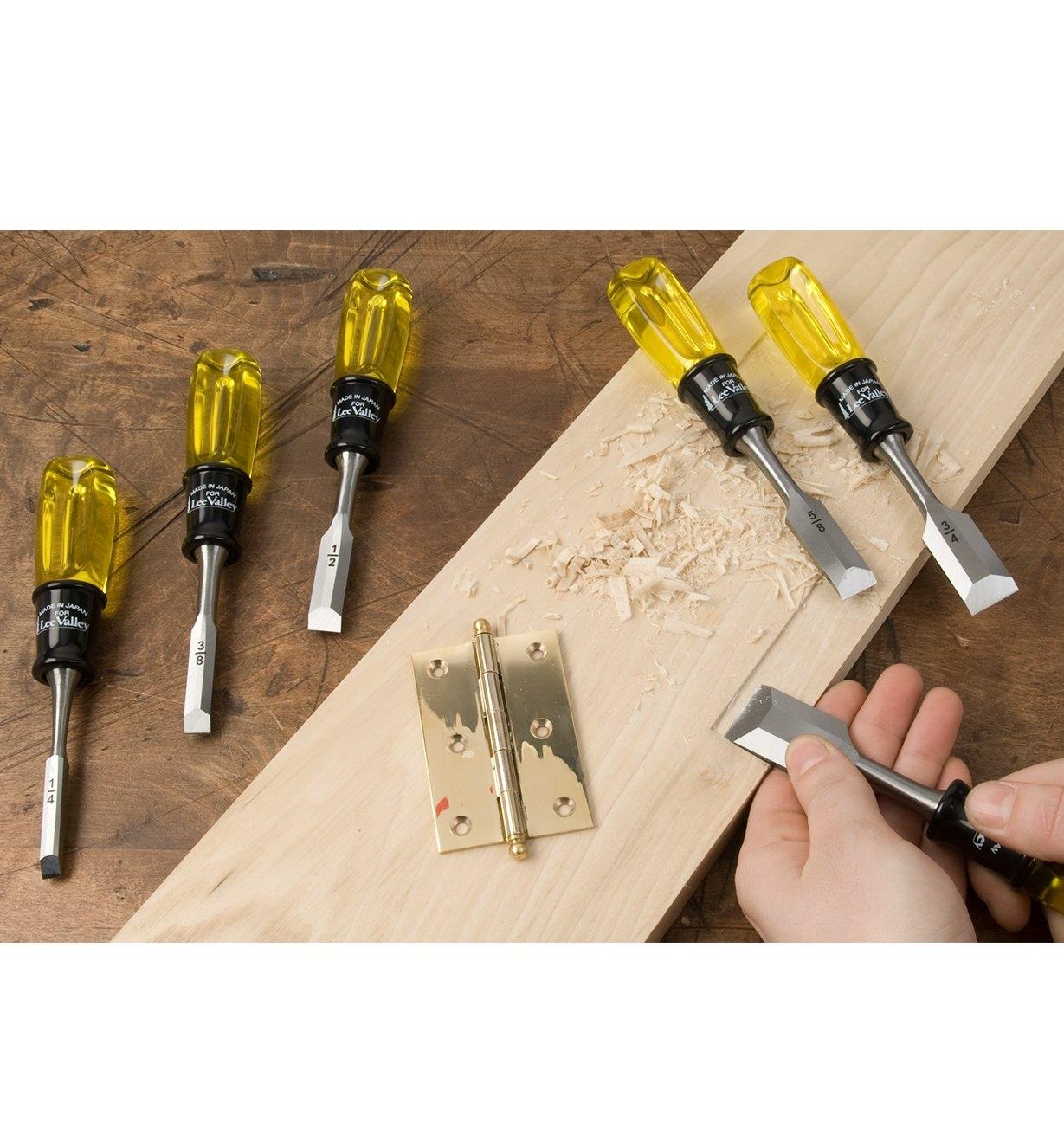 44S0230 - Lee Valley Butt Chisel Set of 6