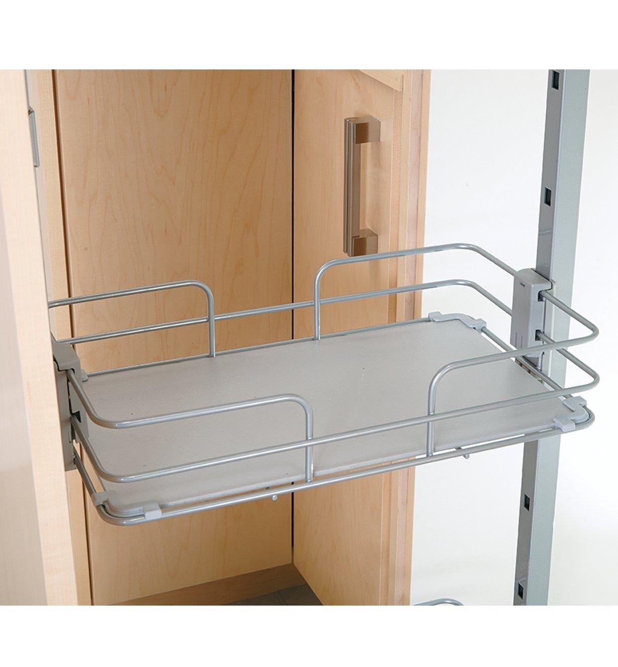 Close-up of shelf on 28cm (11") Pull-Out Pantry Unit