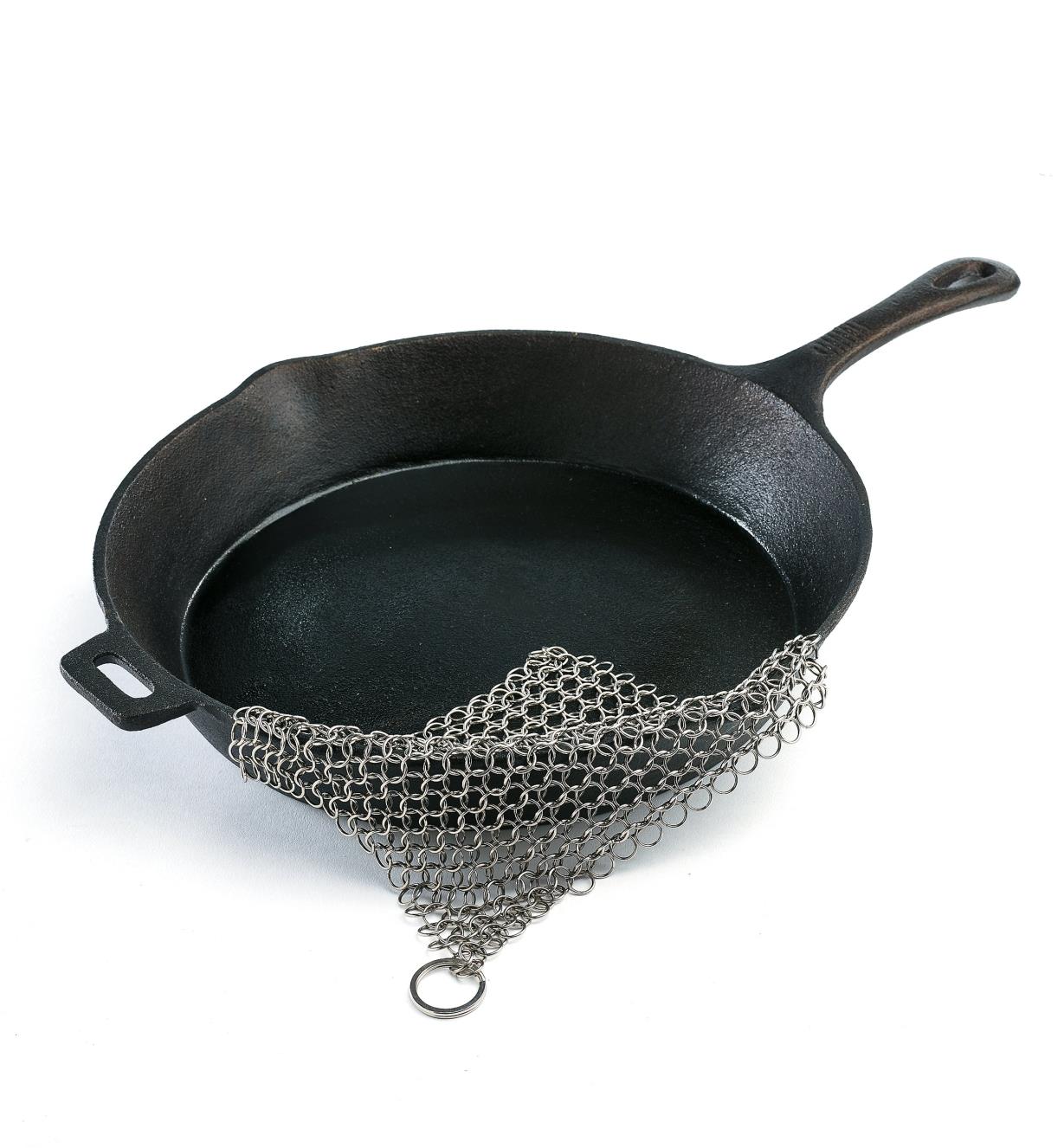 Stainless-Steel Chain Mail Scrubber - Lee Valley Tools