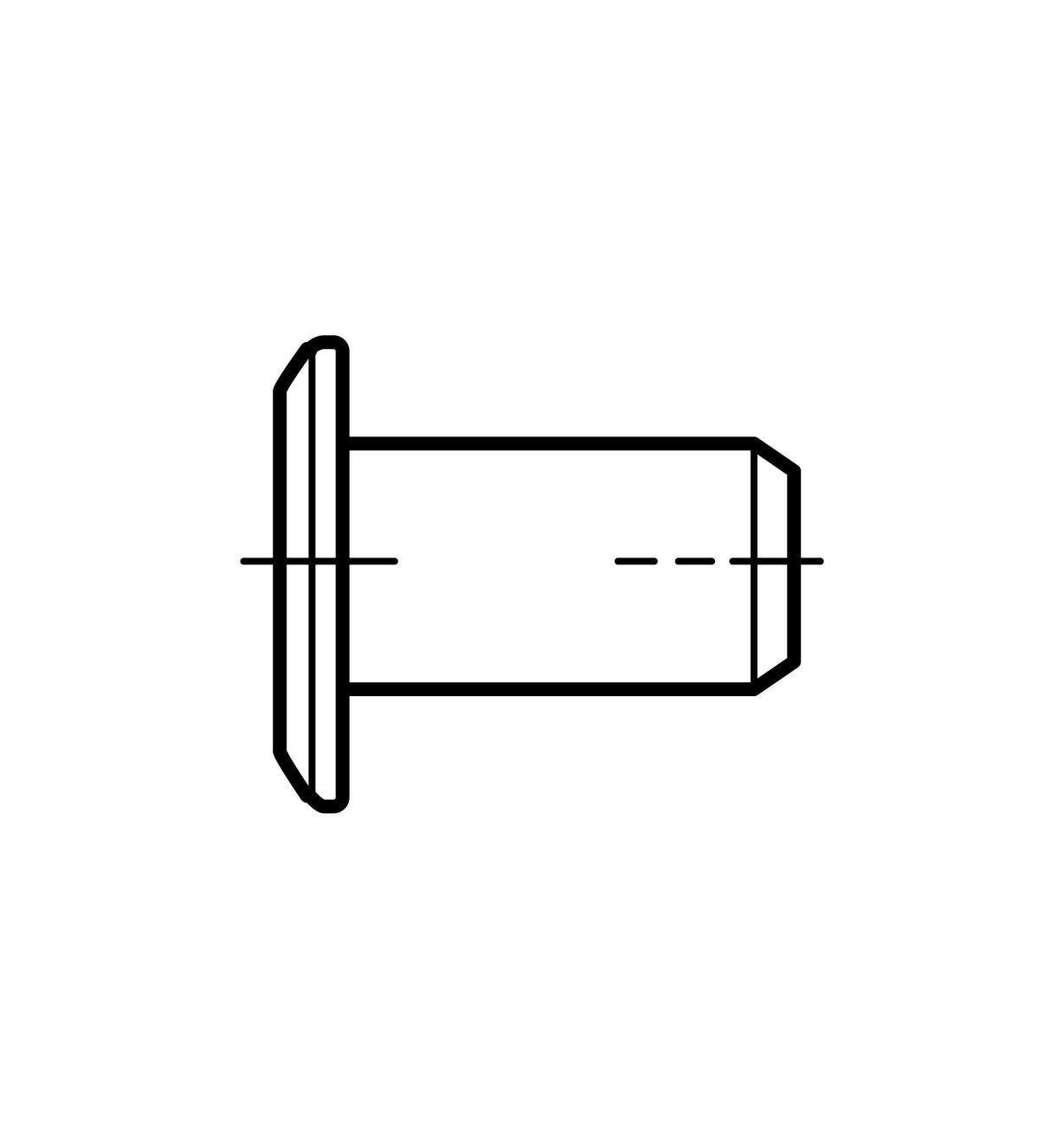 Illustration of Quick-Connect Bolt Cap