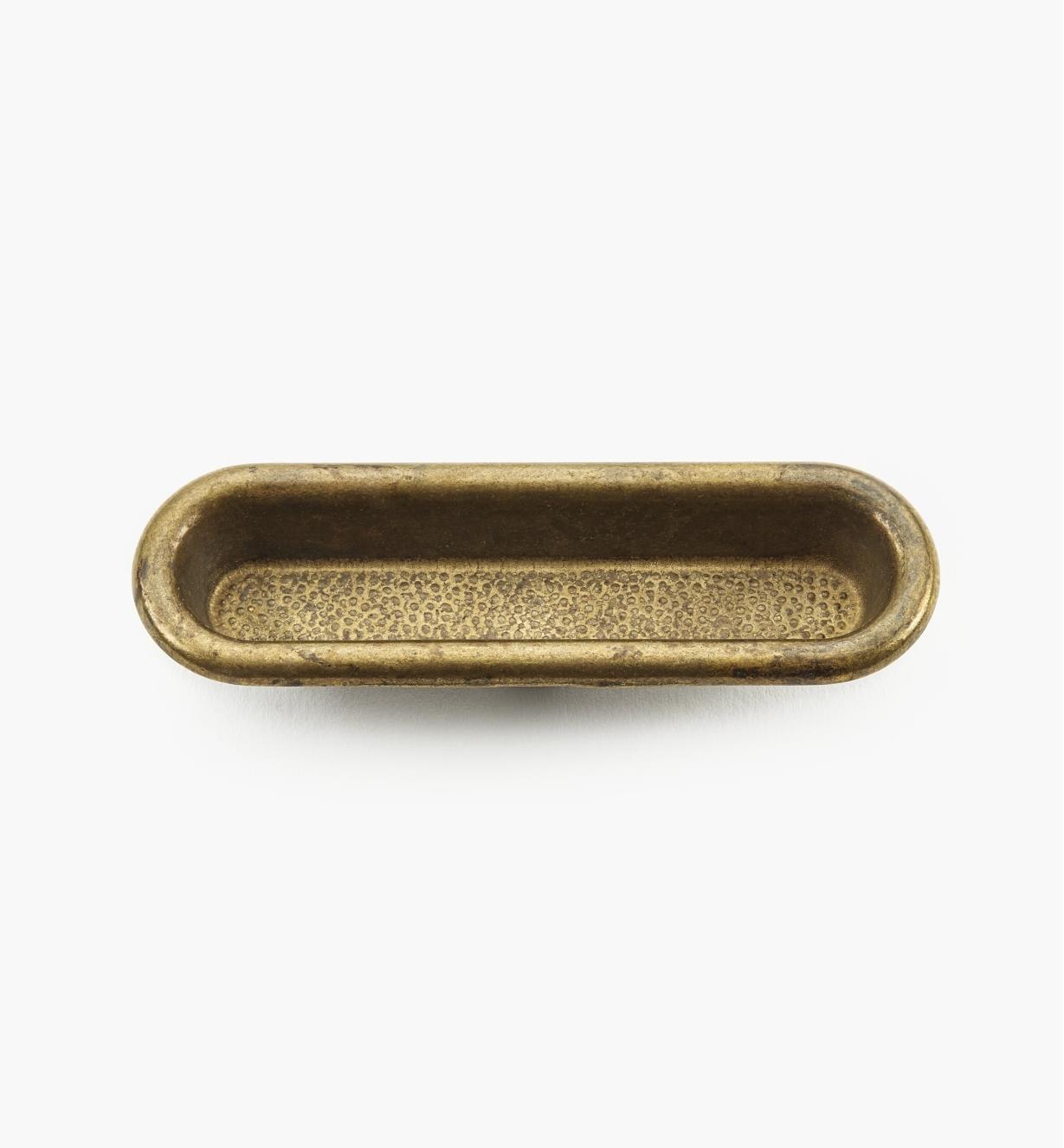 00A9285 - 85mm x 26mm Old Brass Cup Pull