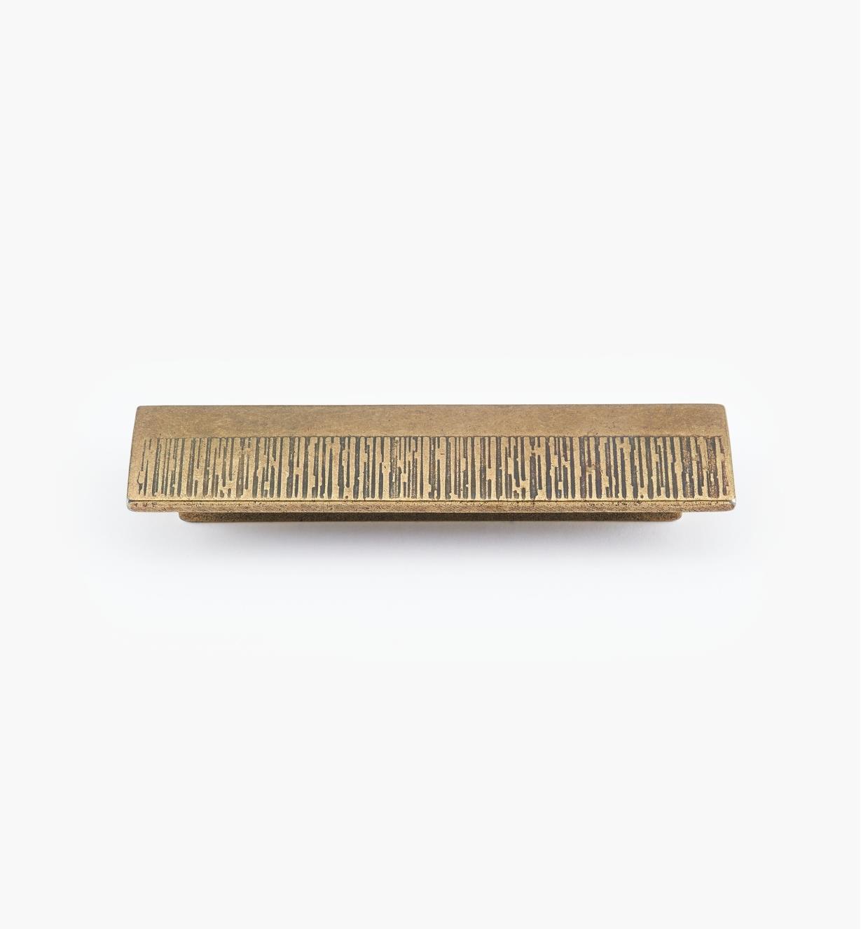 01G1823 - Poignée Matrice, fini laiton antique, 124 mm (96 mm)