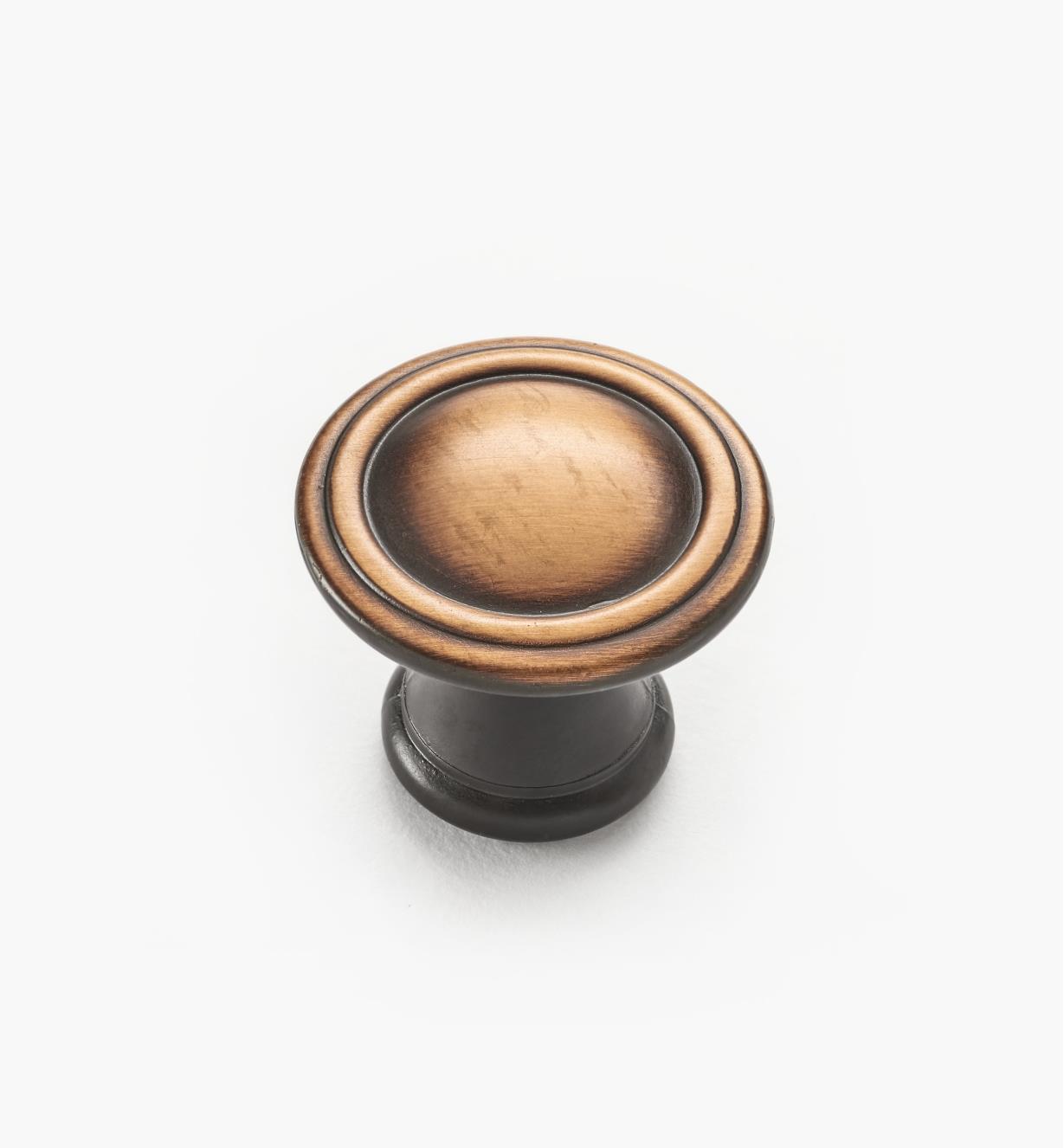 02W4125 - Brushed Antique Copper Knob