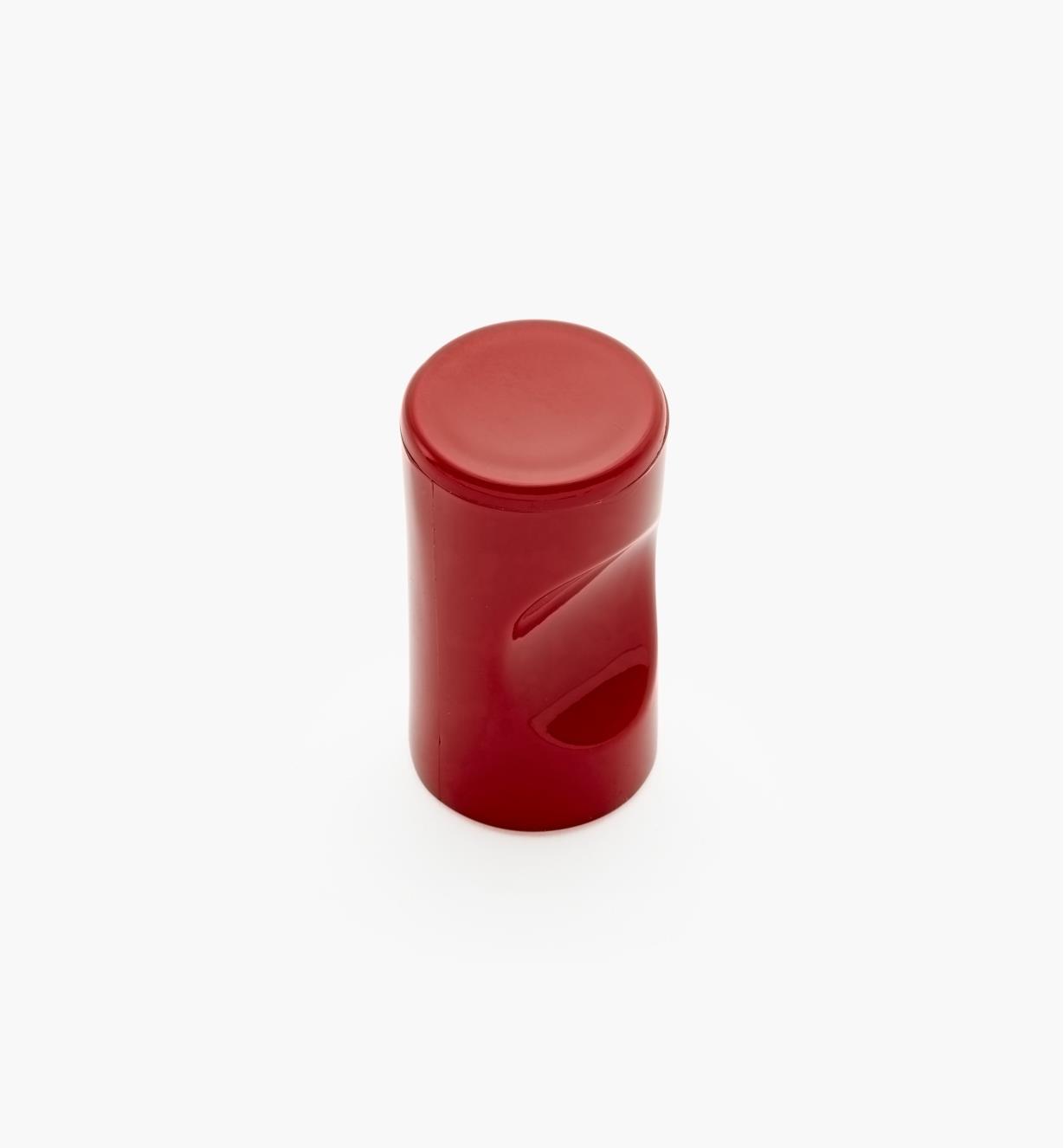 01W4515 - Bouton à encoche, rouge, 13 mm x 1 1/8 po