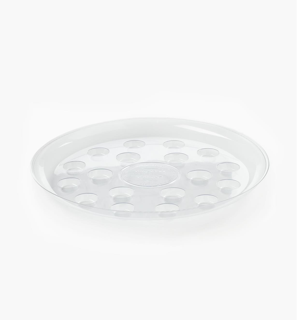 EA833 - Clear Footed Plant Saucer, 14"