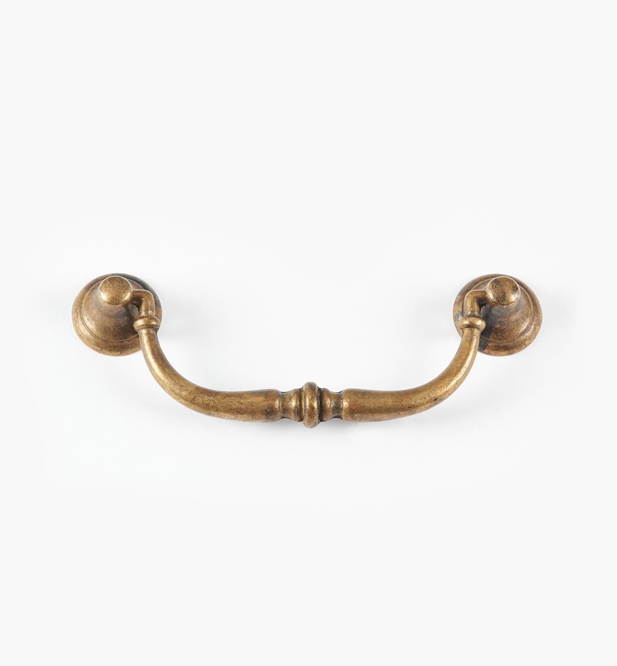 01A3922 - 96mm Old Brass Stop Handle