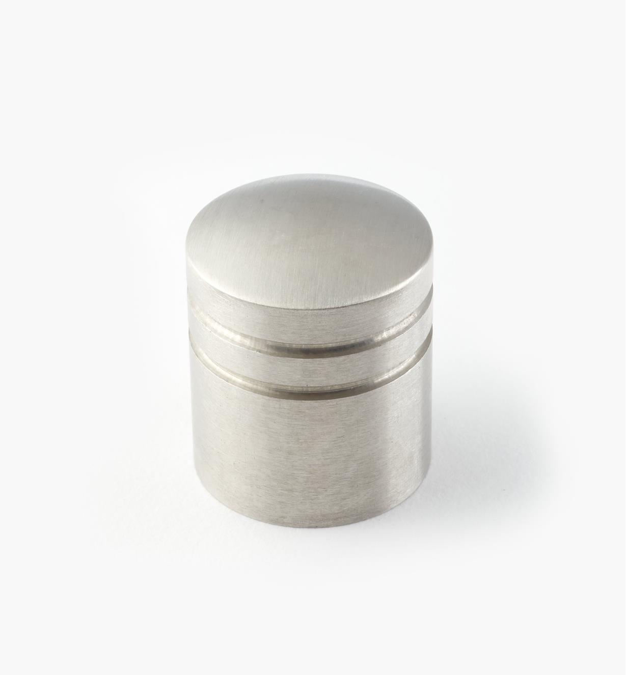 01W6952 - 25mm x 30mm Stainless Steel Ribbed Knob