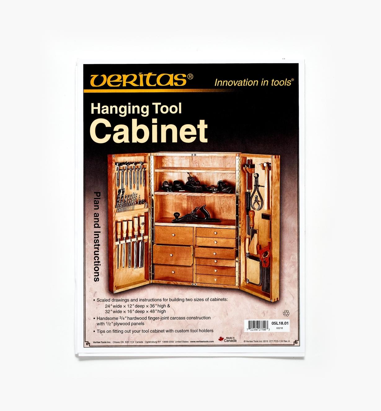 05L1801 - Veritas Hanging Tool Cabinet Plan