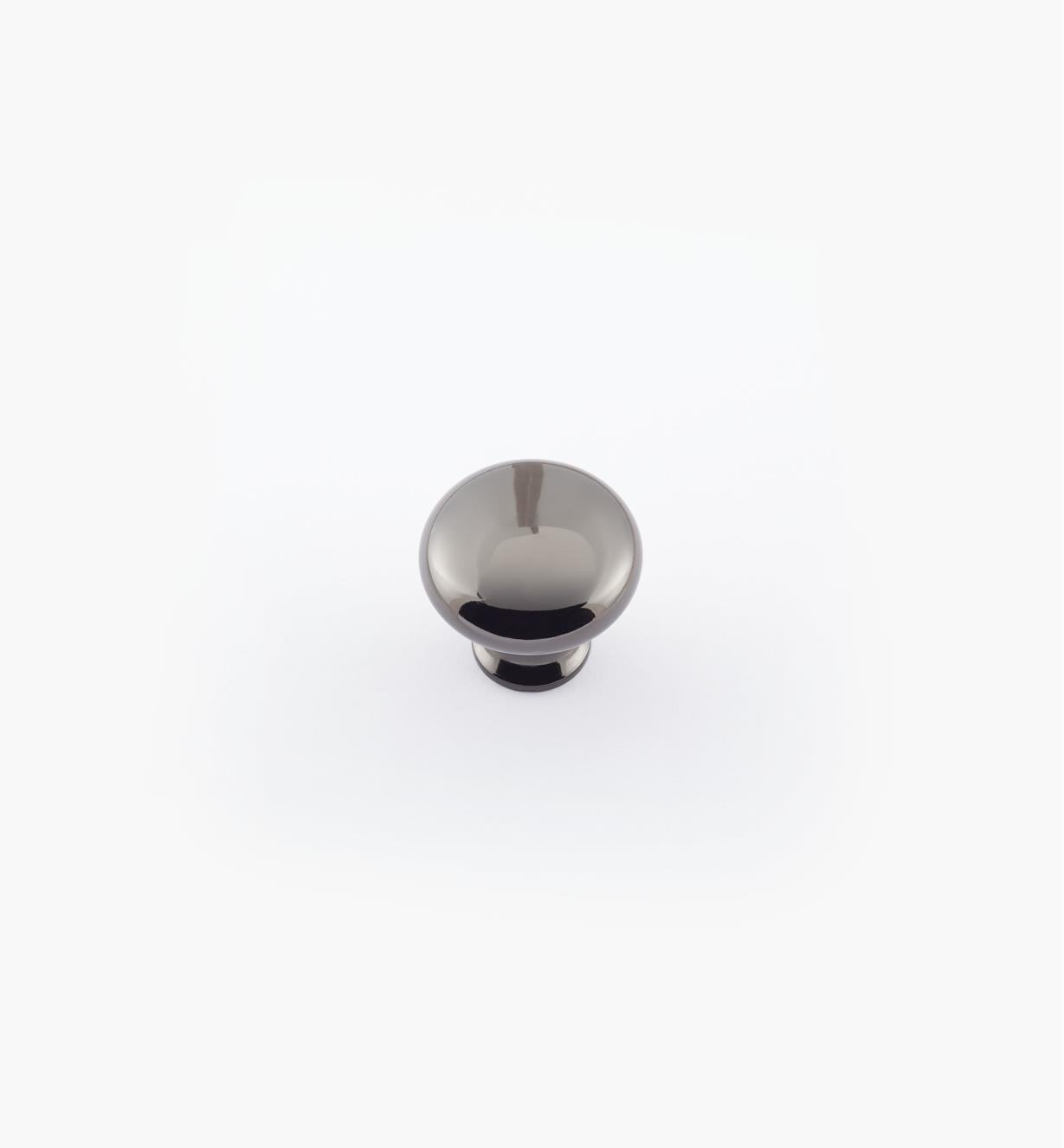 02A2412 - Bouton de 1 1/8 po x 1 po, série Anniversary, fini nickel noir