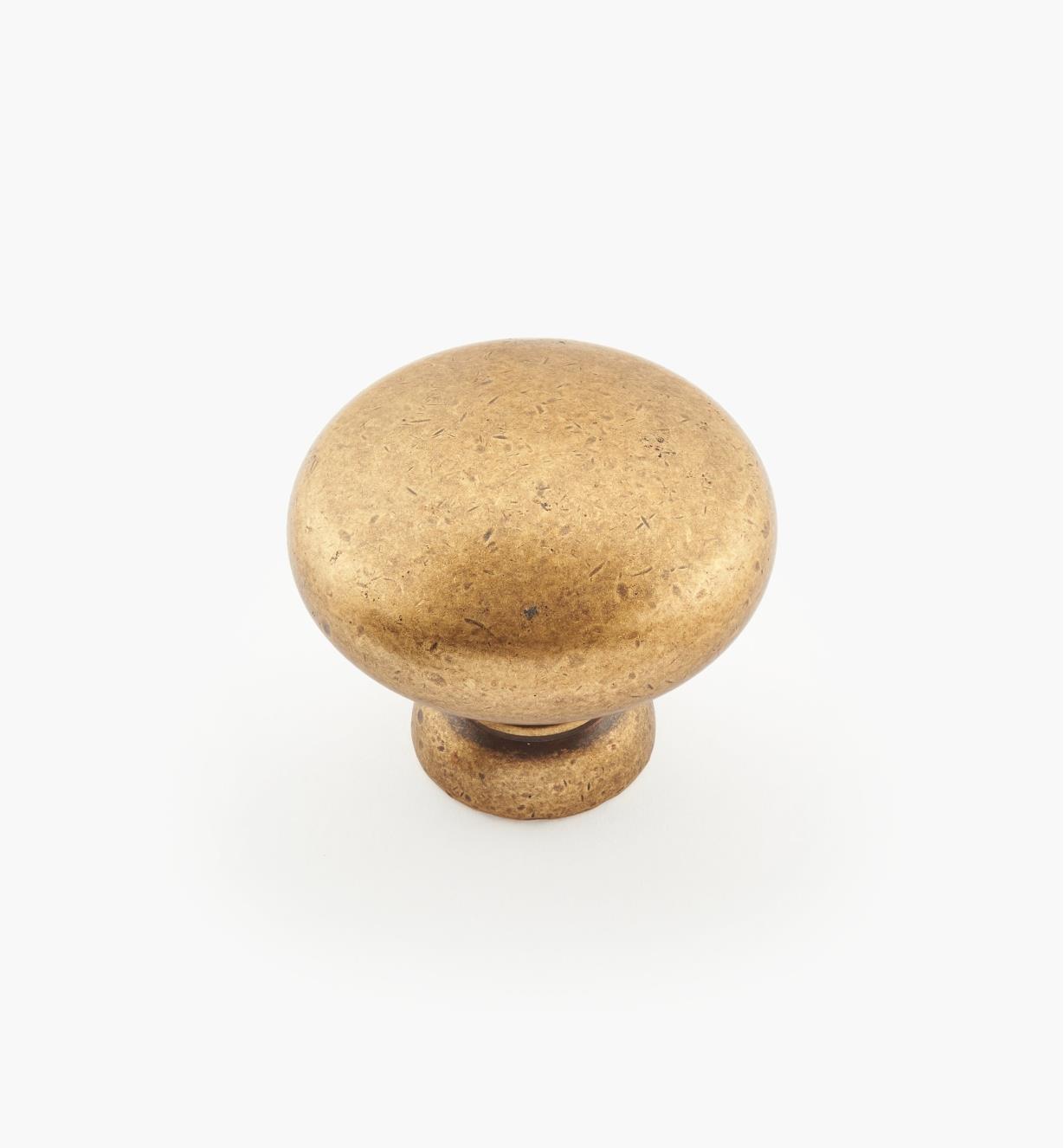 01A0632 - 32mm x 25mm Antique Brass Knob