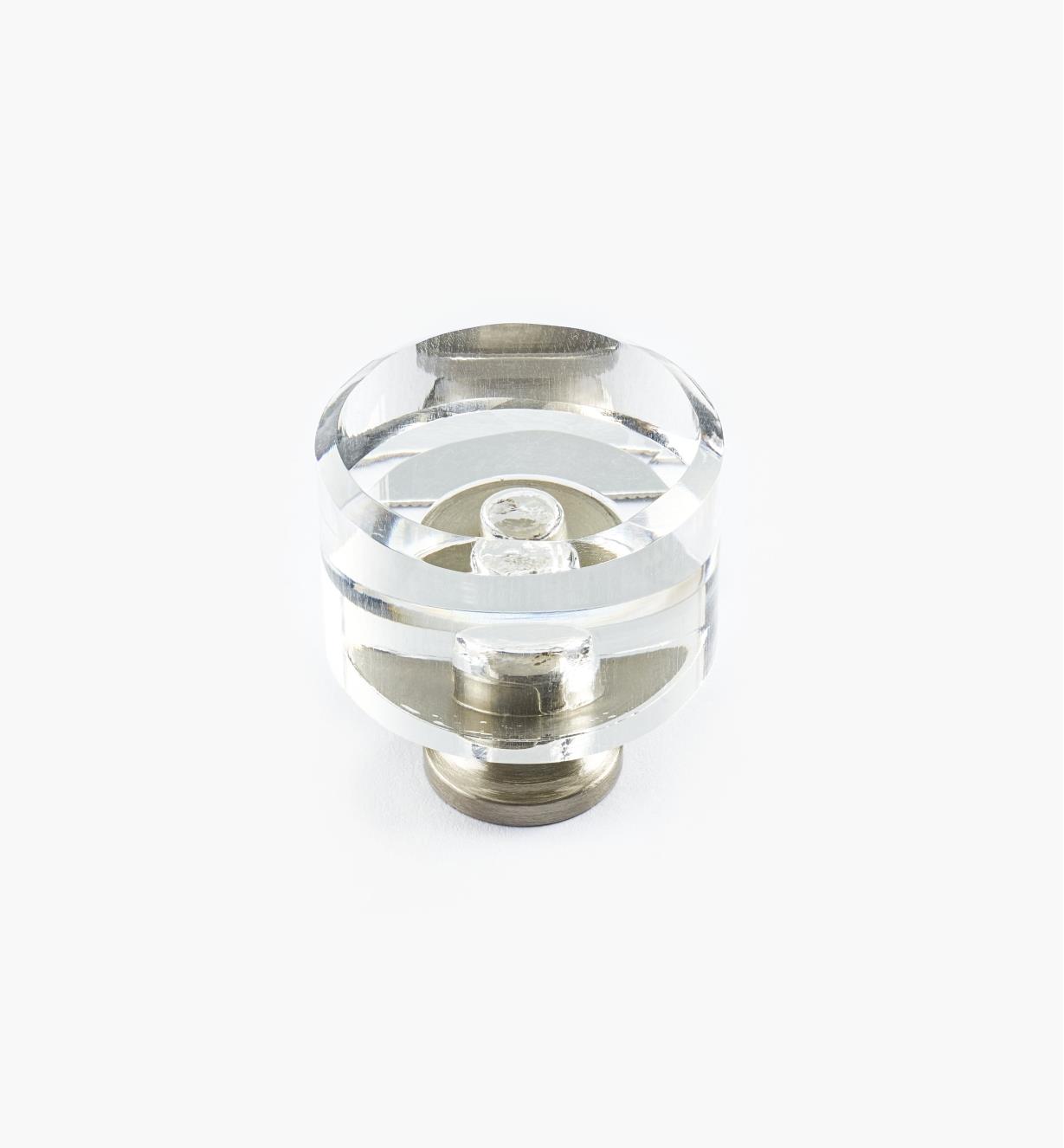 01A3856 - Glass Knob, Cylinder