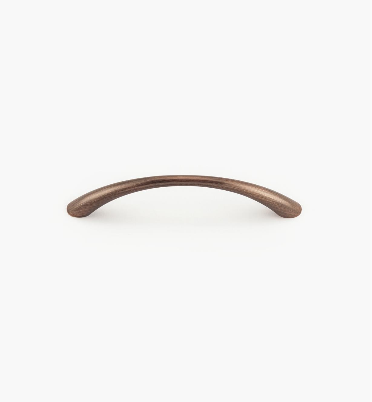 01W8382 - Poignée moderne ovale, fini vieux bronze, 96 mm