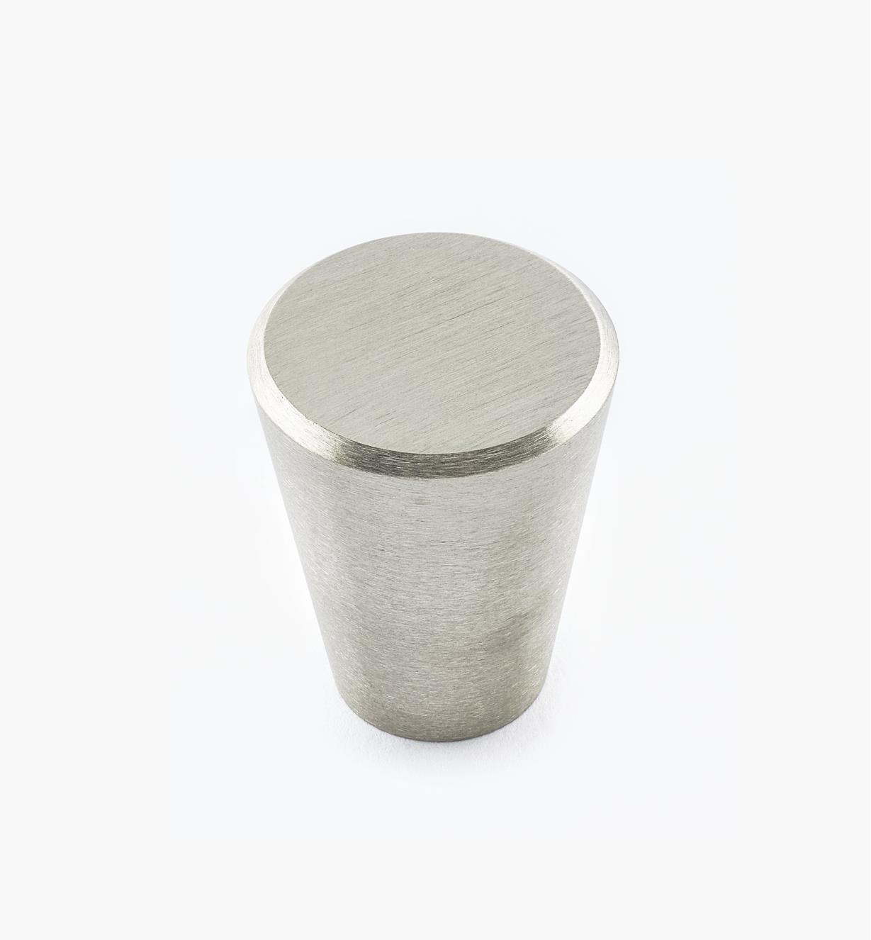 01W6351 - Bouton conique en acier inoxydable, 24 mm x 29 mm