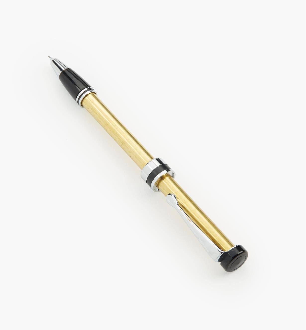 88K7815 - Flat-Top Double Twist Pencil, Chrome