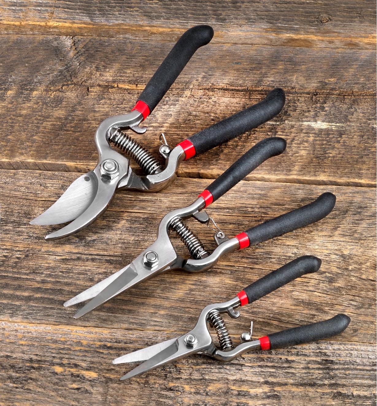AB553 - Stainless-Steel Pruning Tools, set of 3