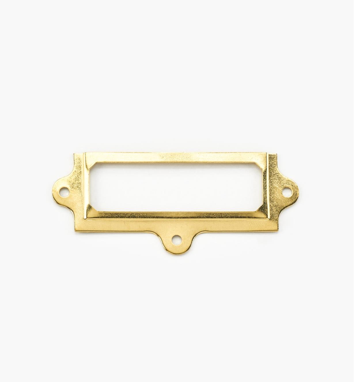 00L0701 - 3" x 1 1/8" Stamped Brass Frame