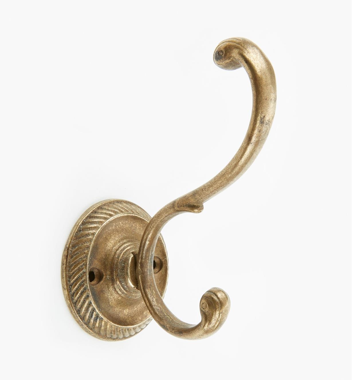 00A7741 - Old Brass Sienna Coat Hook
