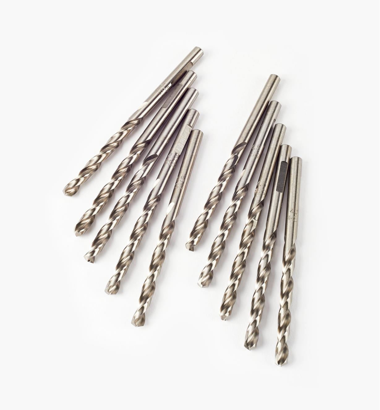 ZA493440 - Centrotec HSS Spiral Drill Bits (Replacement packs) - 4.5mm
