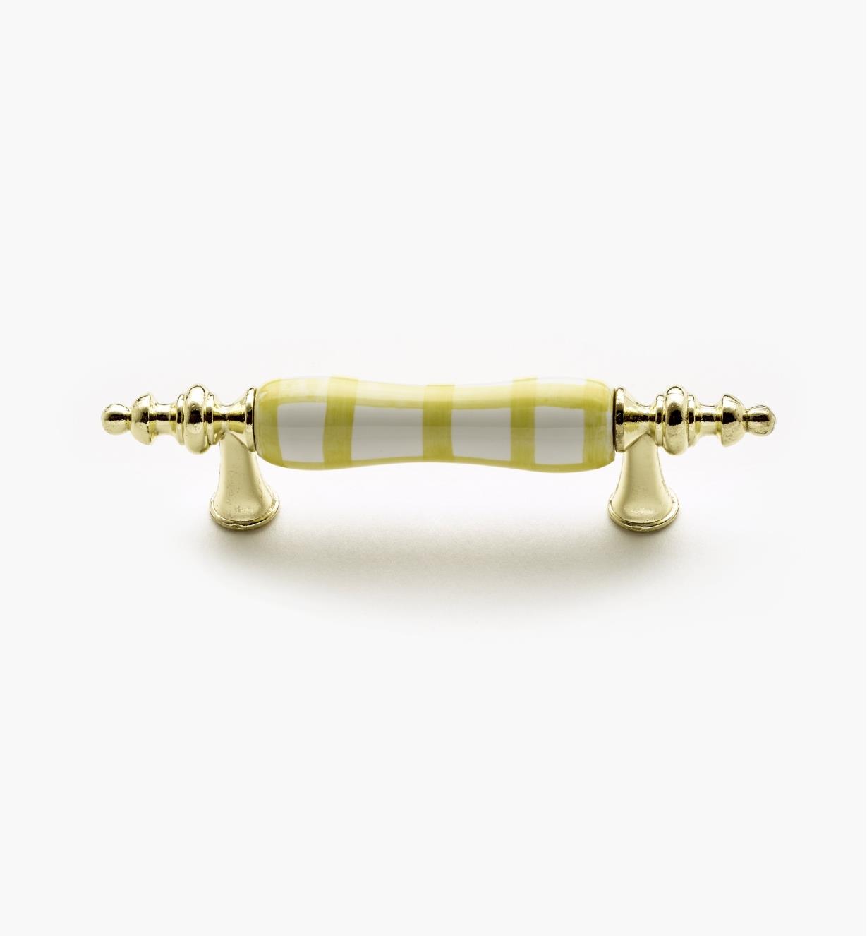 00W5243 - 76mm Yellow Ornate Pull