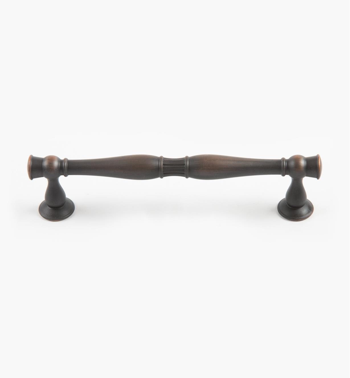 02A1578 - Crawford Oil-Rubbed Bronze 128mm x 37mm Handle, each