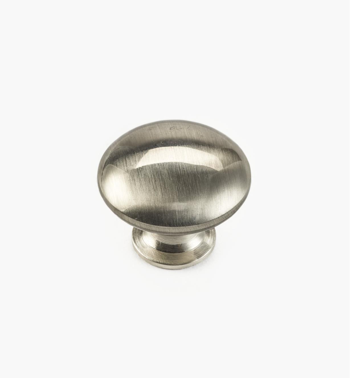 02W4286 - 1 1/8" x 7/8" Brushed Nickel Knob