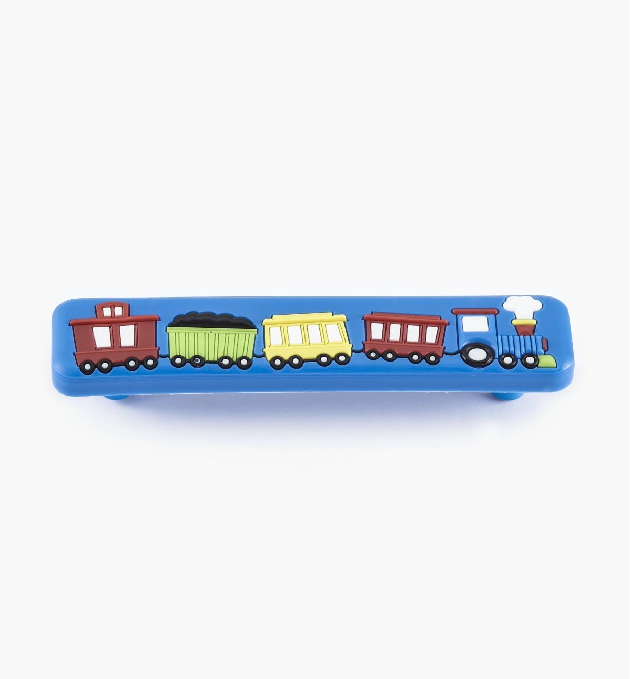 00W5638 - Poignée train, bleu, 96 mm
