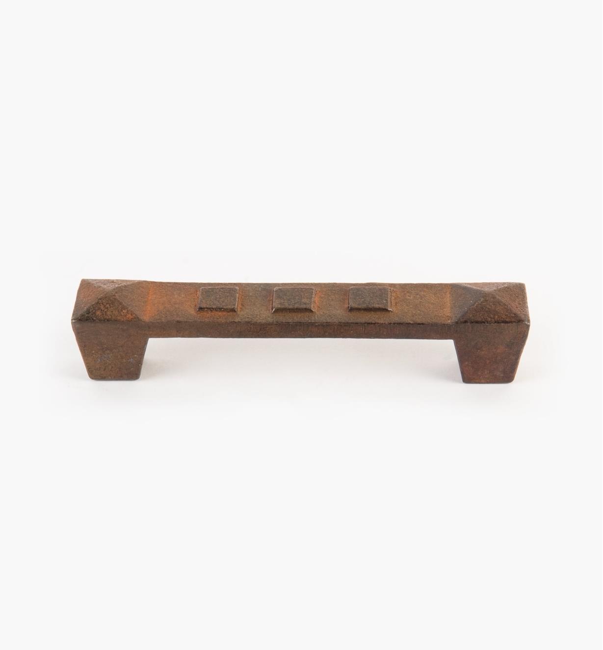 01X1921 - Rustic Mission Series - 96mm x 25mm Rusted Iron Handle