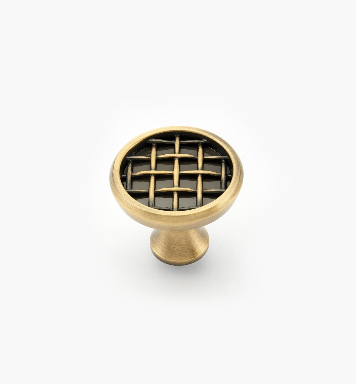 02A4151 - Patterns III Elegant Brass Round Knob