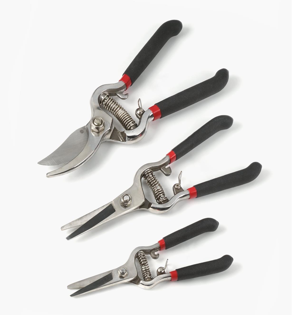 AB553 - Stainless-Steel Pruning Tools, set of 3